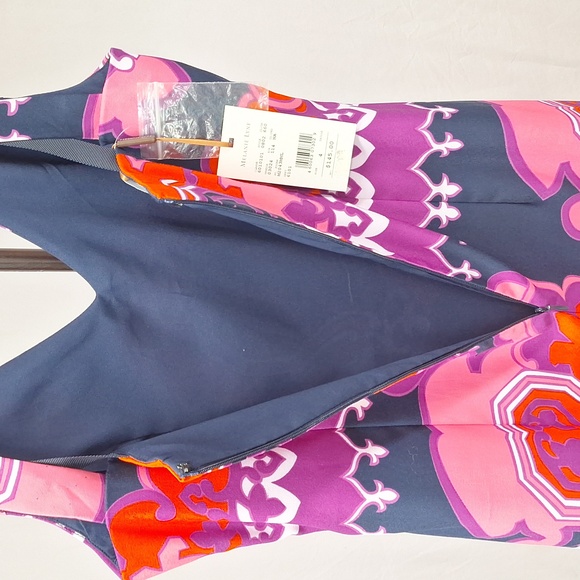 NWT Melanie Lyne Muse Halter Colorful Dress 4 - Picture 4 of 8